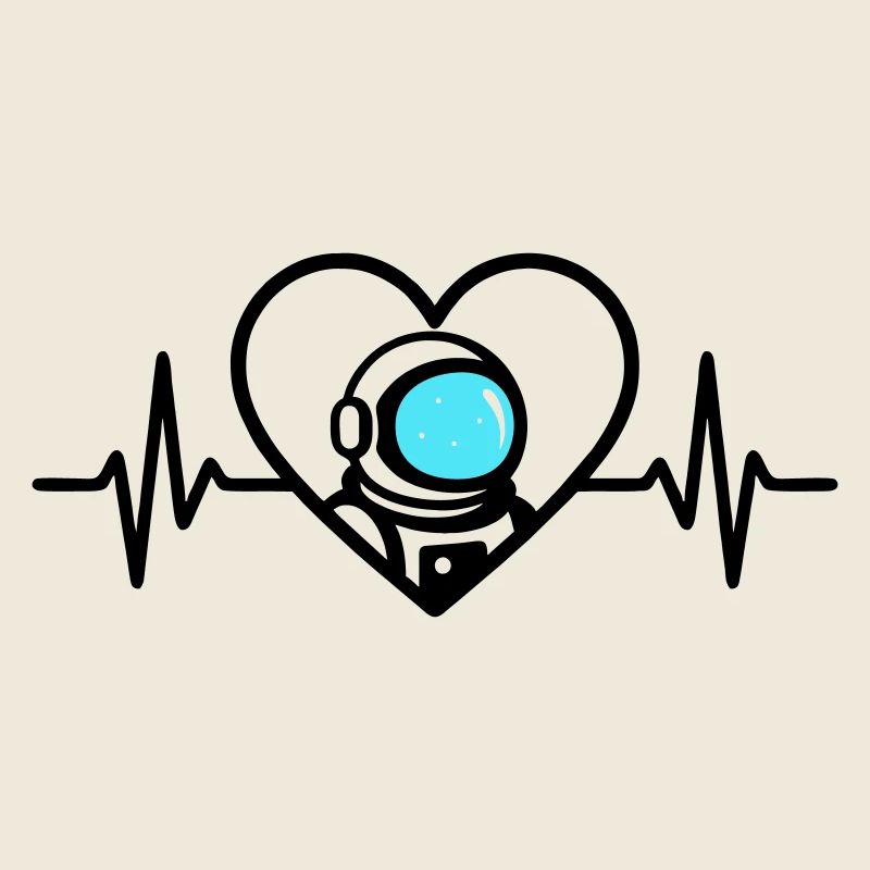 Astronaut Herz Raumfahrt Kosmos Helm