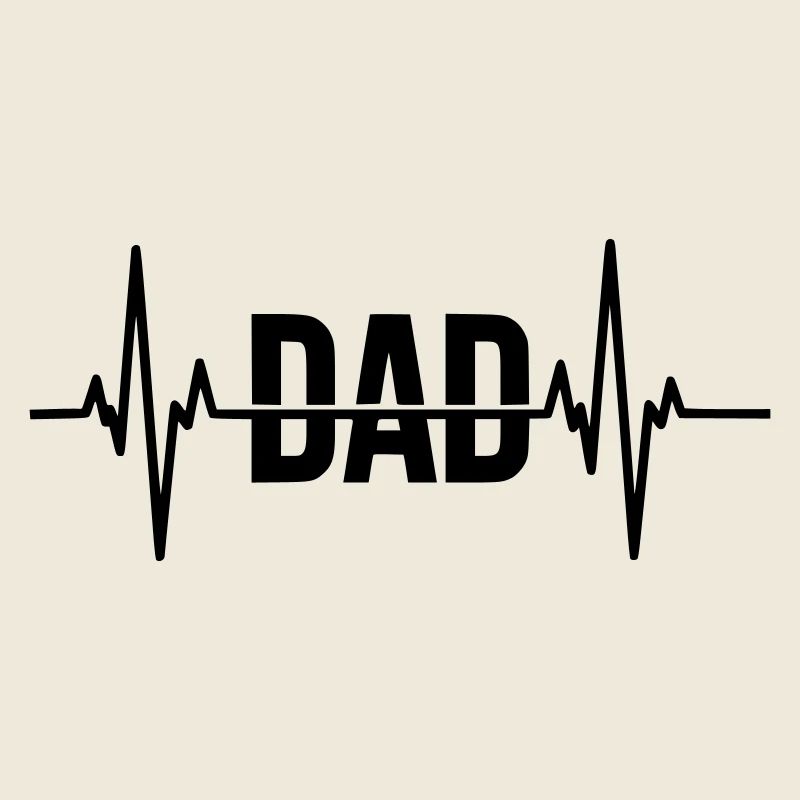 Dad Heartbeat – Father Gift