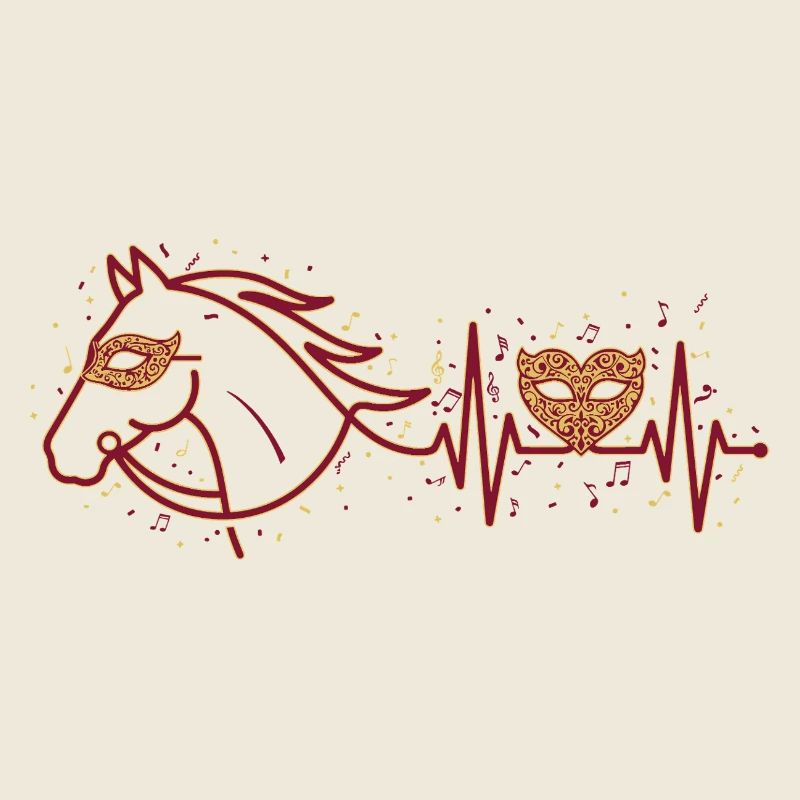 Carnaval, Cavalier de Carnaval, battement de cœur de cheval