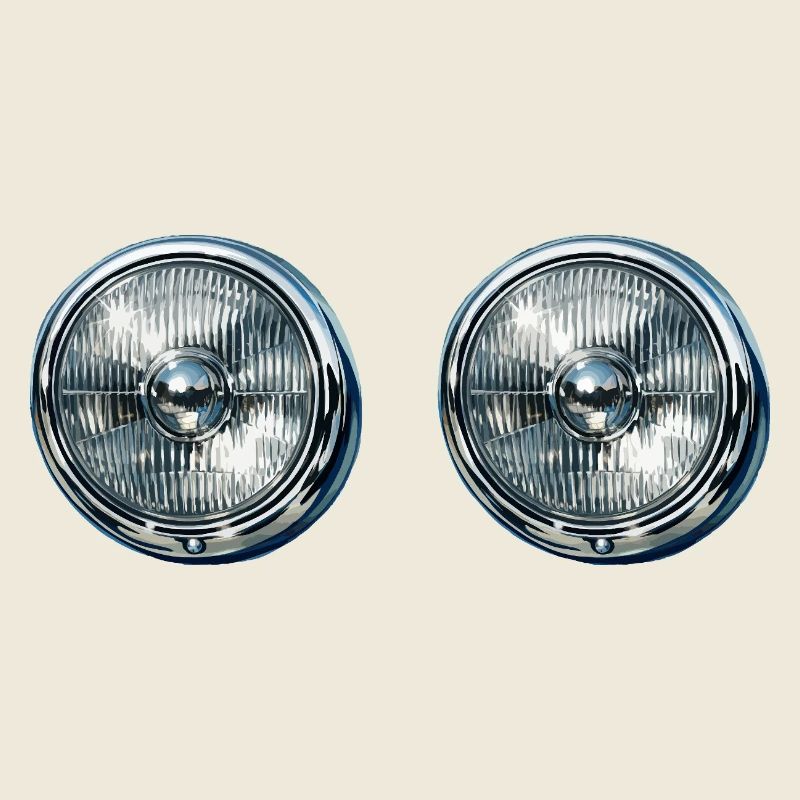 Double Headlight Reflections