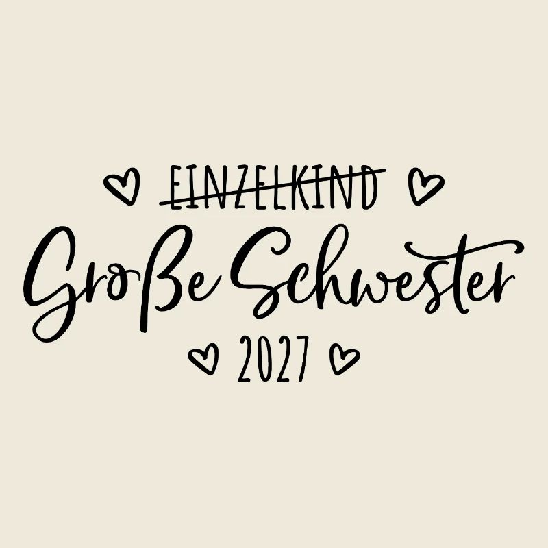 Ich werde eine Große Schwester 2027 