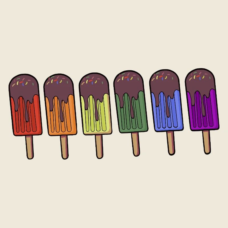 Rainbow Popsicle Parade