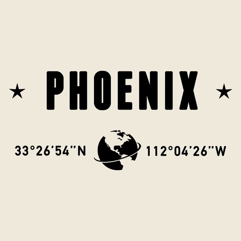 Phoenix Arizona Coordinates Planet Earth