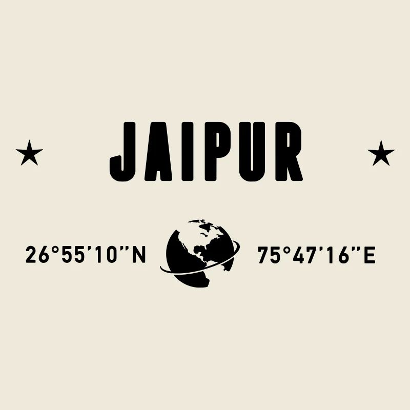 Jaipur, Inde Coordonnées Planète Terre