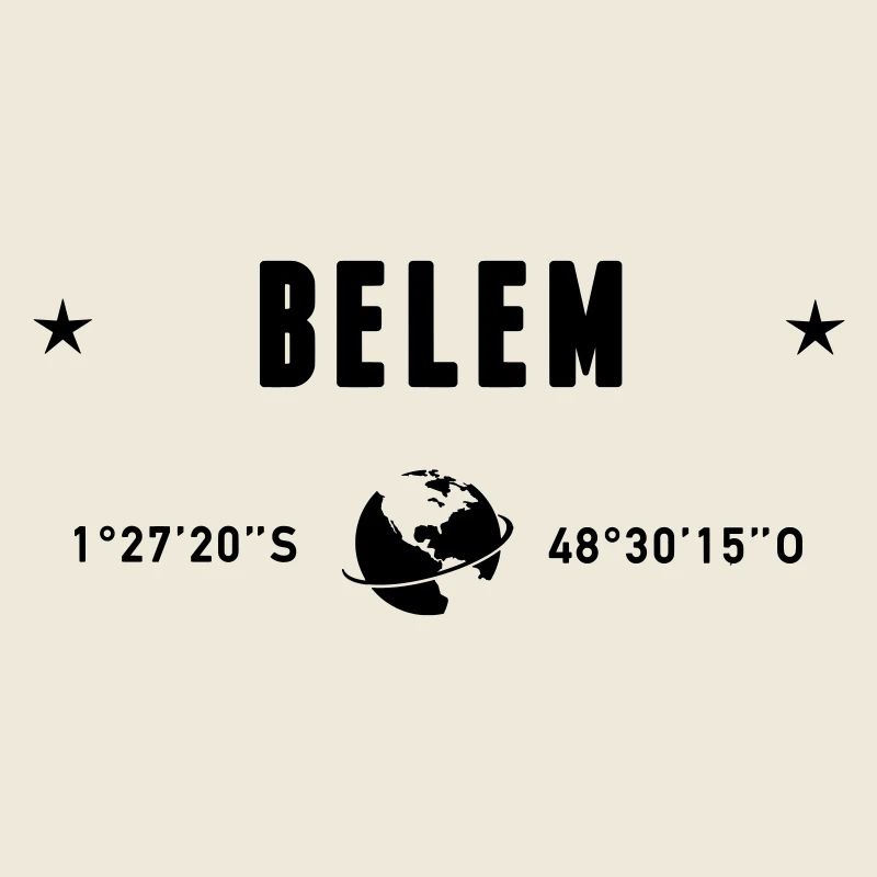 Belem Brazil Coordinates Gps Globe