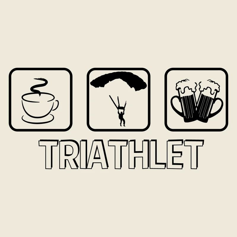 Triathlet Paragliding