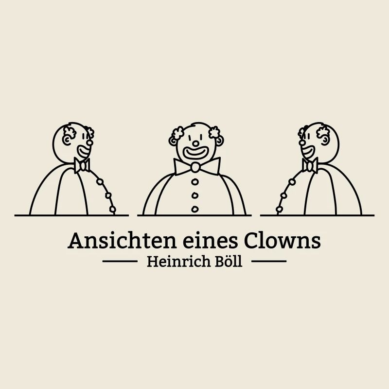 Ansichten eines Clowns (einfarbig)