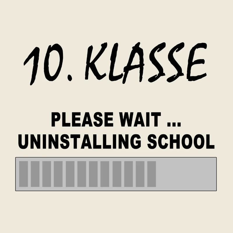 10. Klasse Abschluss Schule Lustiges Geschenk