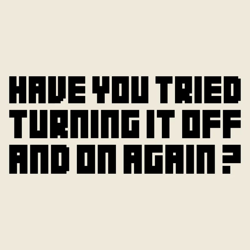 Turning It Off – Nerdiges Computer Statemen