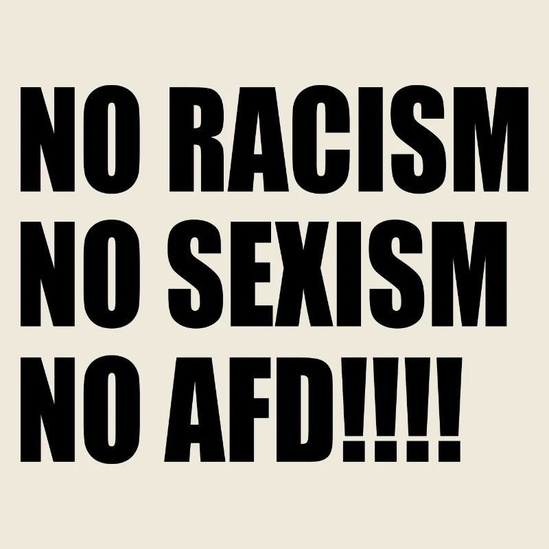 Pas de racisme, pas de sexisme, pas d’AfD