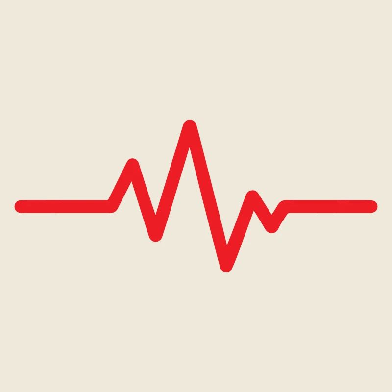 Ecg heart beat line logo symbol