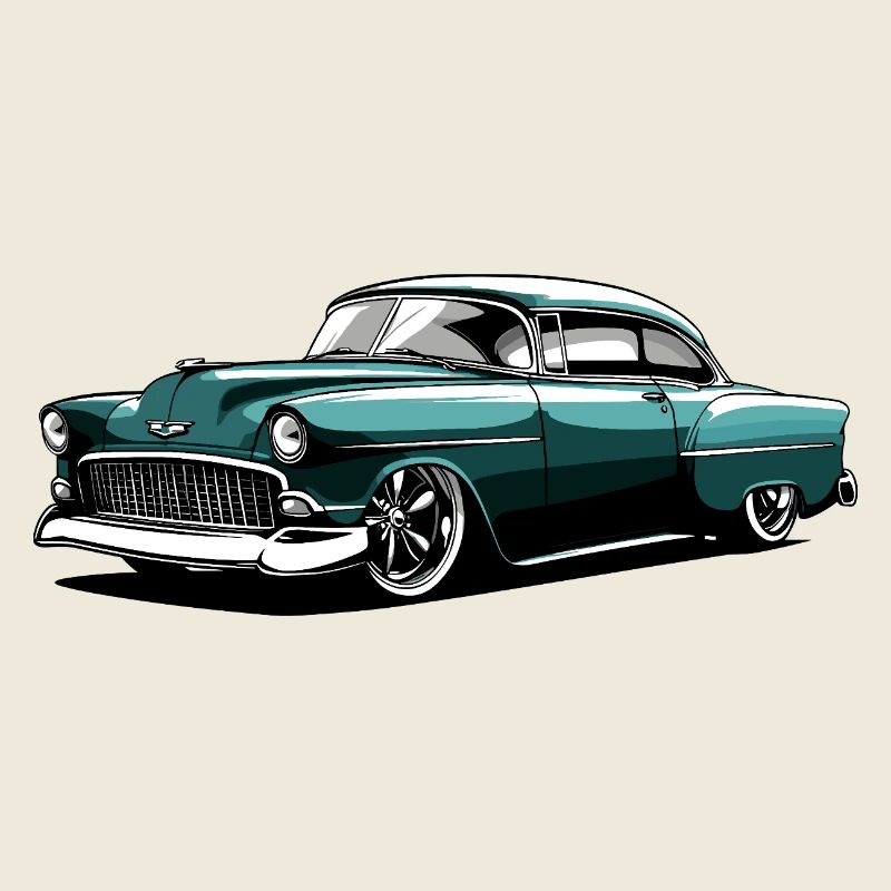 Conception de voitures classiques vintage