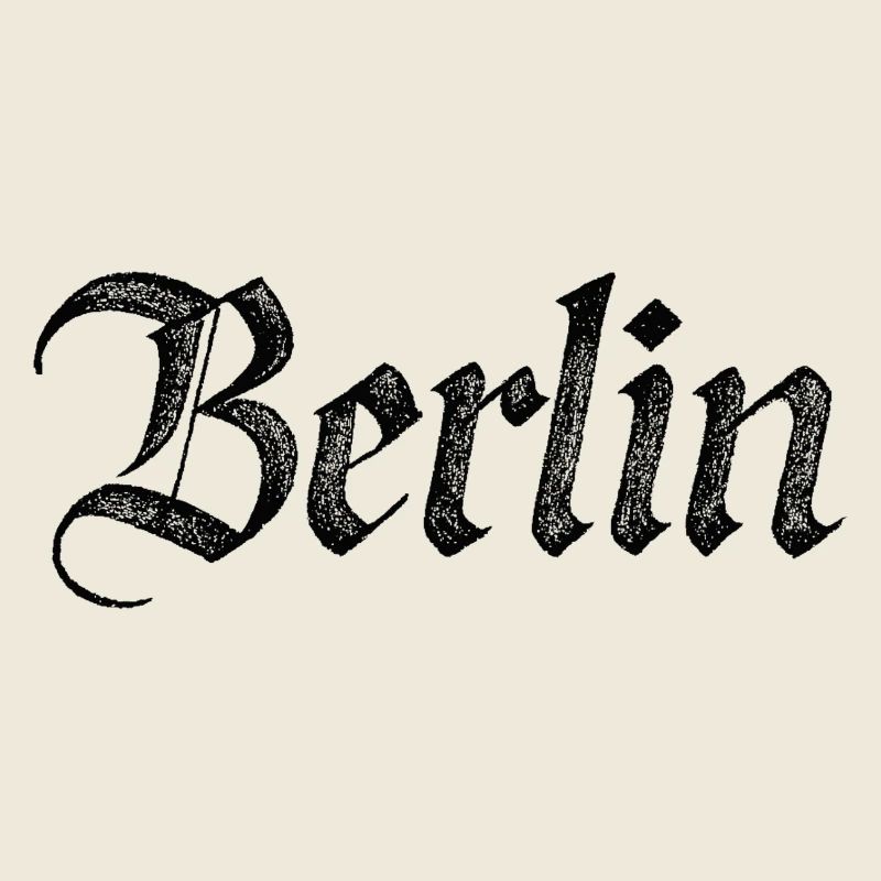 Berlin Gothic Script Vintage Black