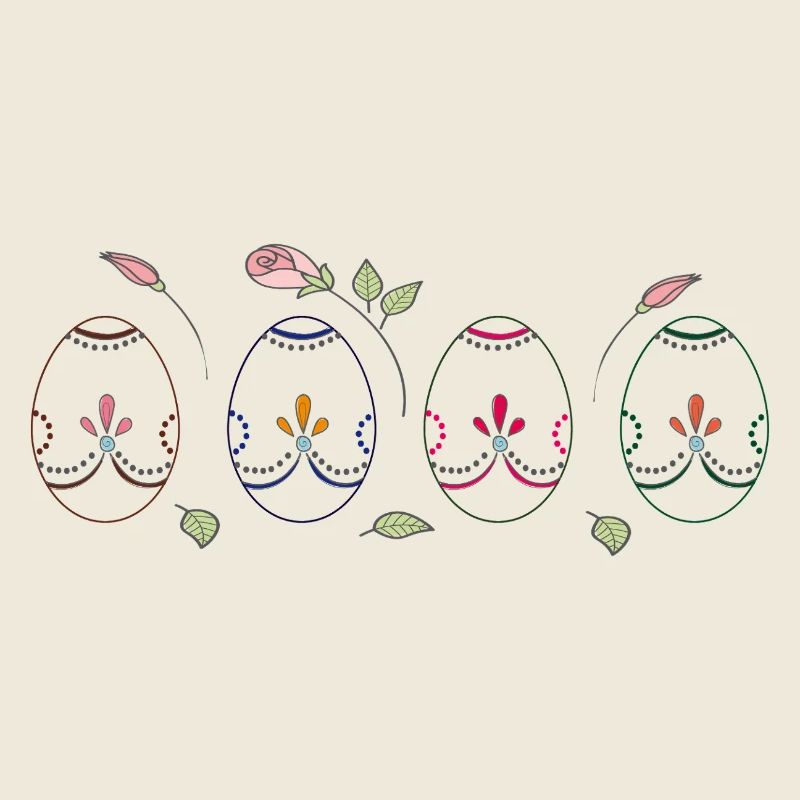 colorful Easter eggs