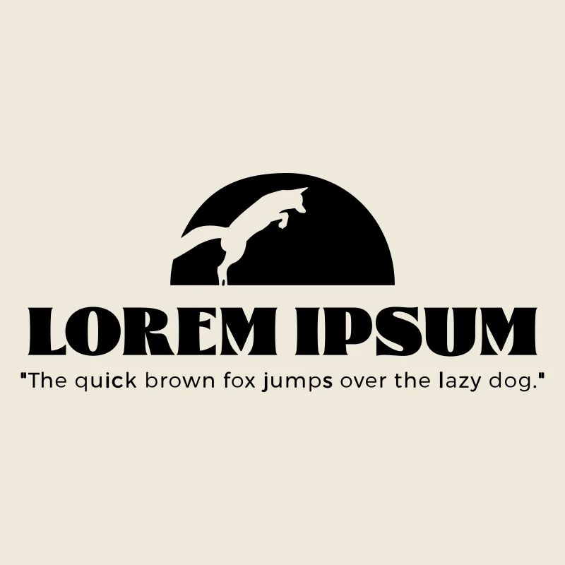 Lorem Ipsum "The quick brown ...