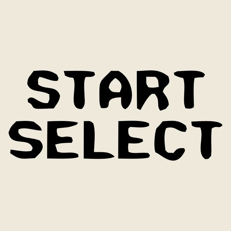 Start Select 8-Bit Text