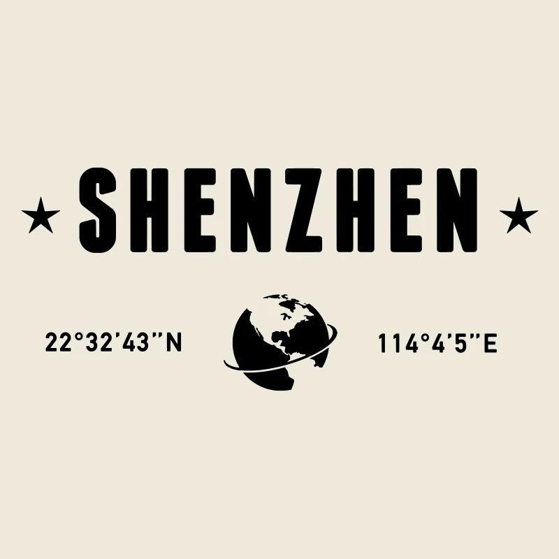 Shenzhen China Coordinates Planet Earth