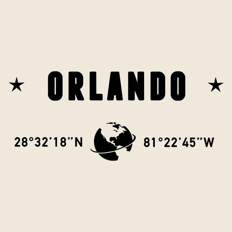 Orlando Florida Coordinates Planet Earth