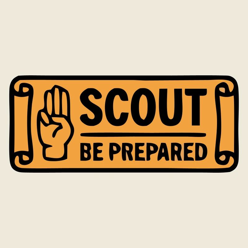 Scout Greeting Scout Be Prepared Adventure