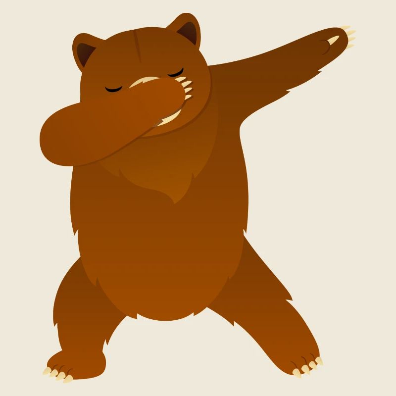 Brown Bear Dab Dance - Cool Gift