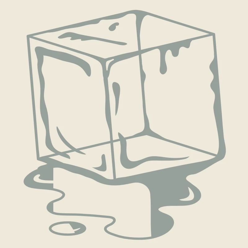 un cube de glace - Glaçon