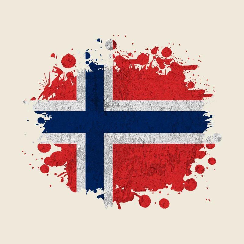 Blobs Norway Norwegian - Flag Gift