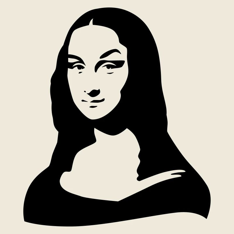 Mona Lisa Original -vor der Augenbrauen Entfernung