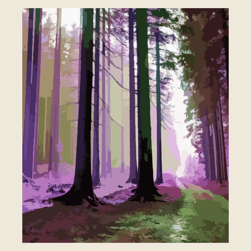 Forêt de nuages hantée