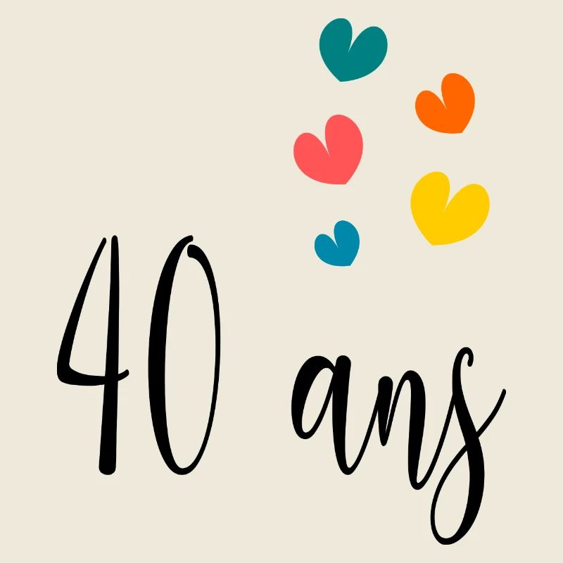 40. 40 ANS. 40e ANNIVERSAIRE. ANNIVERSAIRE 40 ANS.