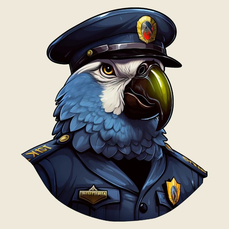 Polizei Papagei