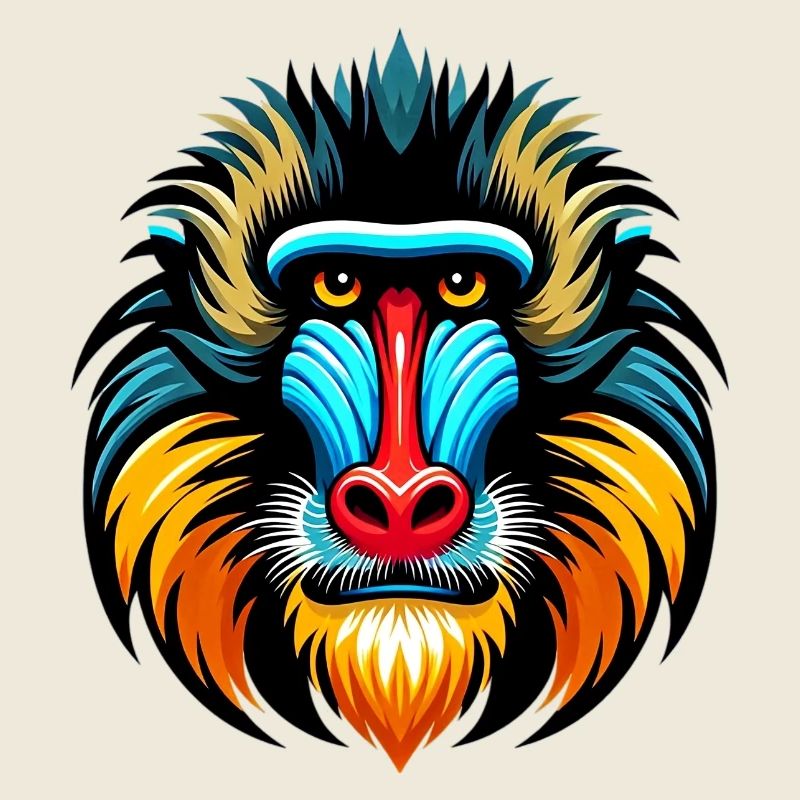 Mandrill-Affe