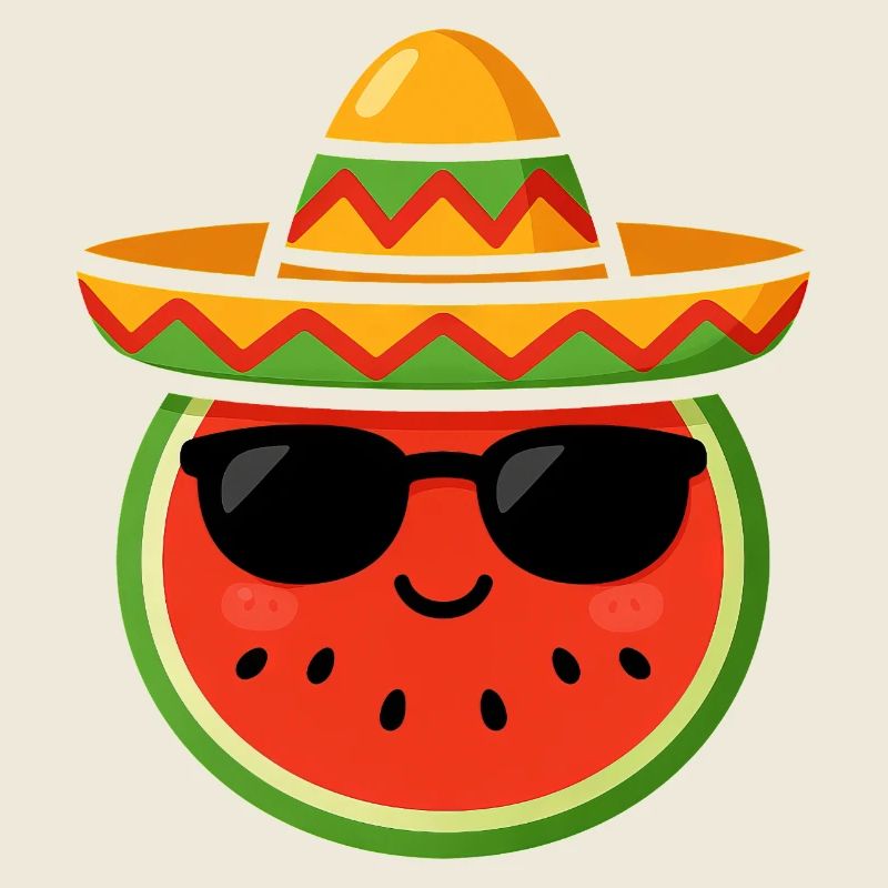 Kawaii Melon Watermelon Cinco de Mayo Cool