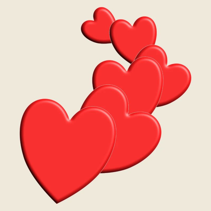 Coeurs mignons Love Design