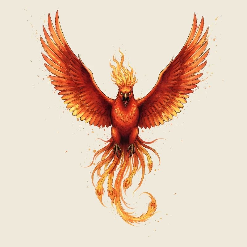 Fire Phoenix Flame Flight
