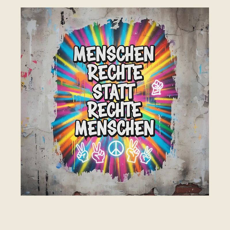 Menschenrechte statt rechte Menschen Statement