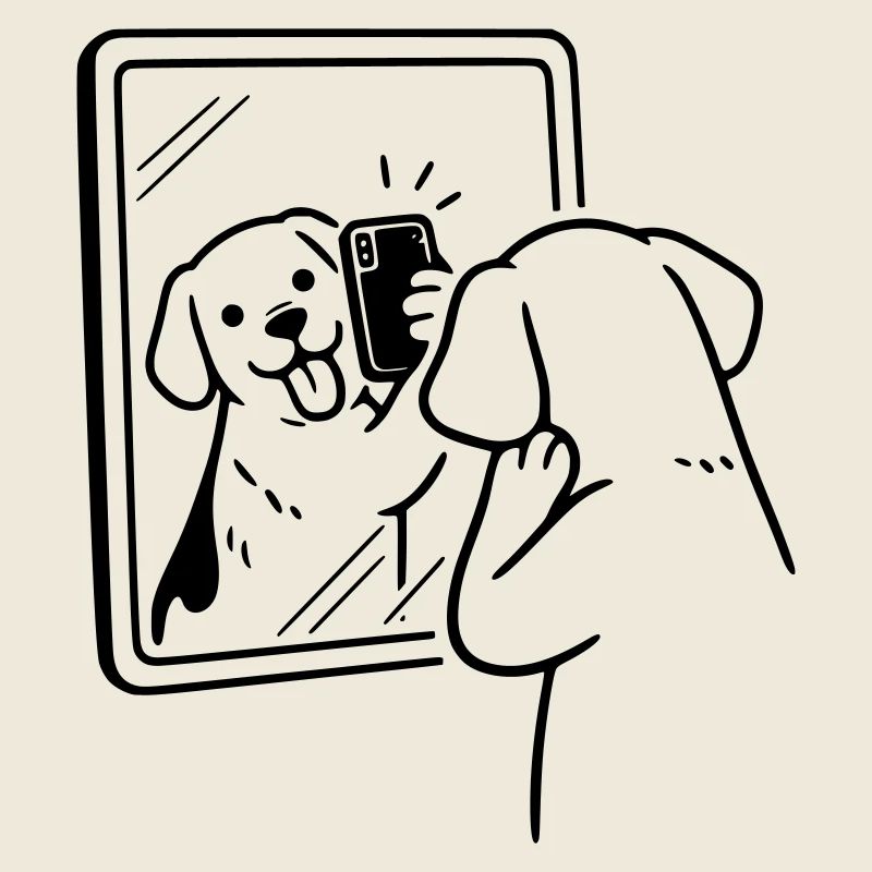 Chien Selfie Chien