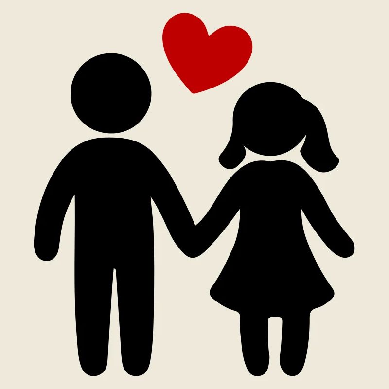 Couple In Love Heart