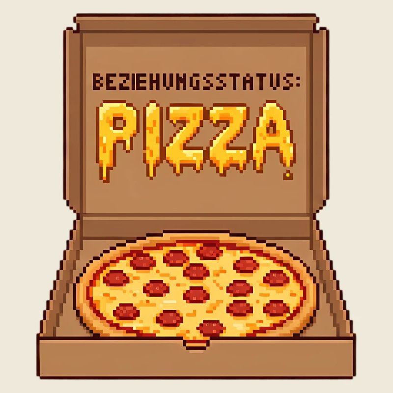 Relationship Status Pizza Single Valentine's Day