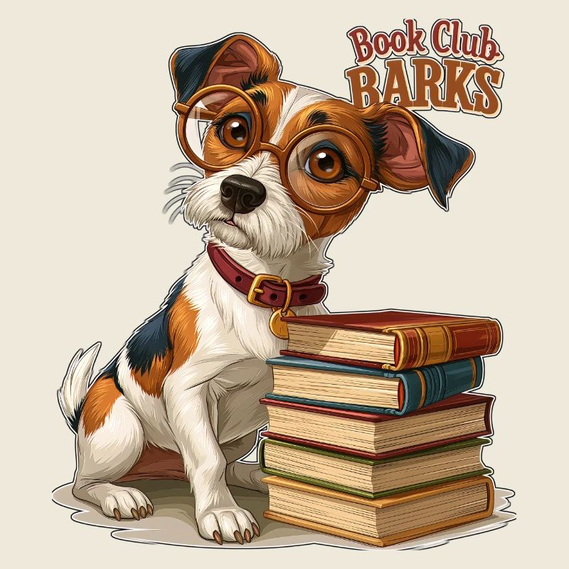 Le club de lecture aboie le chiot de lecture