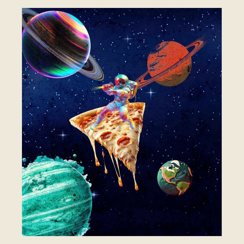Astronaute fait une pizza dans l’espace, Space T drôle