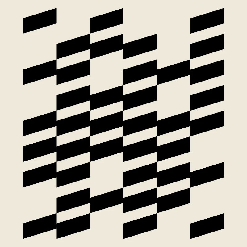 Geometrische, kräftige Linien