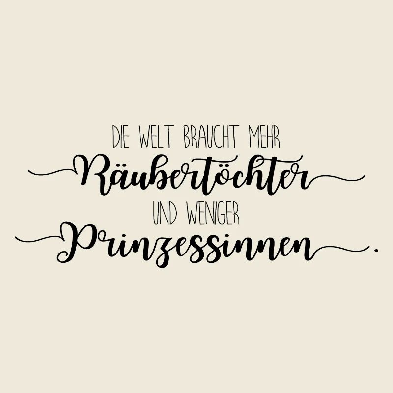 Räubertochter oder Prinzessin - schwarz