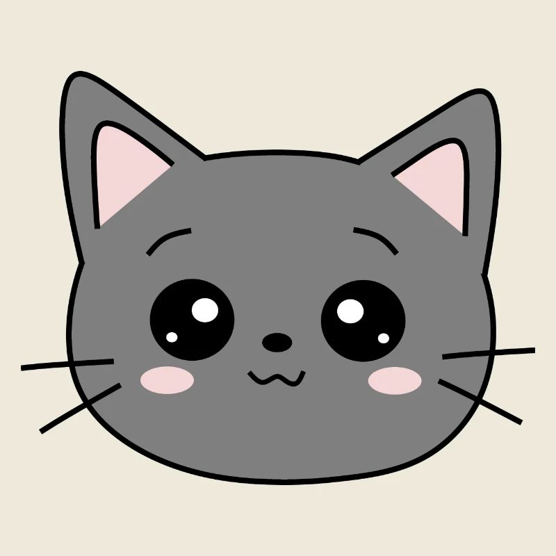 Schwarze Katze Katze Süßes Kätzchen Weihnachtsgeschenk