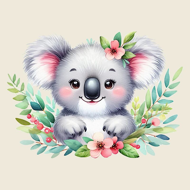 Koala Watercolor Illustration