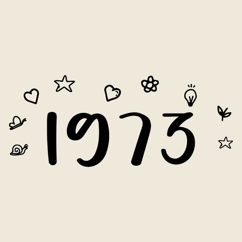 1973 Anniversaire 1973 Retro 1973