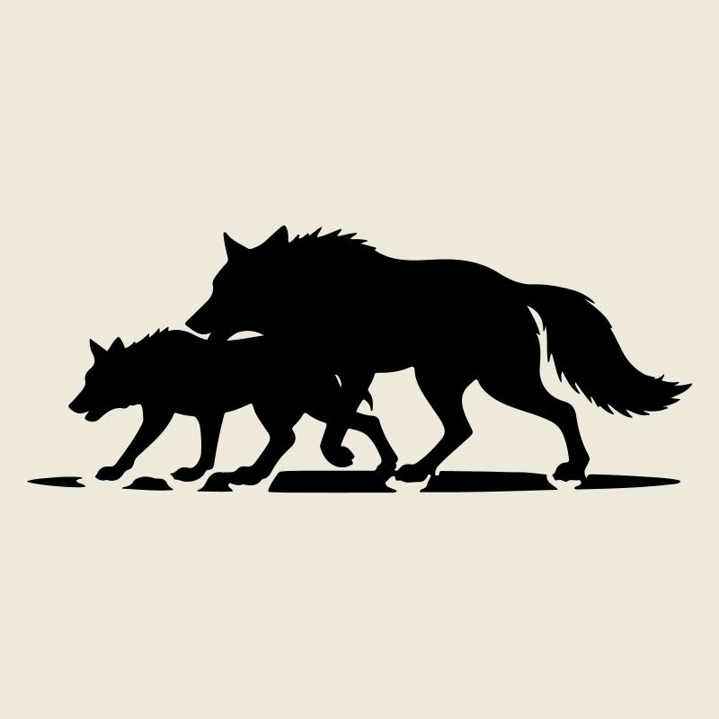 T-shirt Loups Meute - Wolf Pack Strength