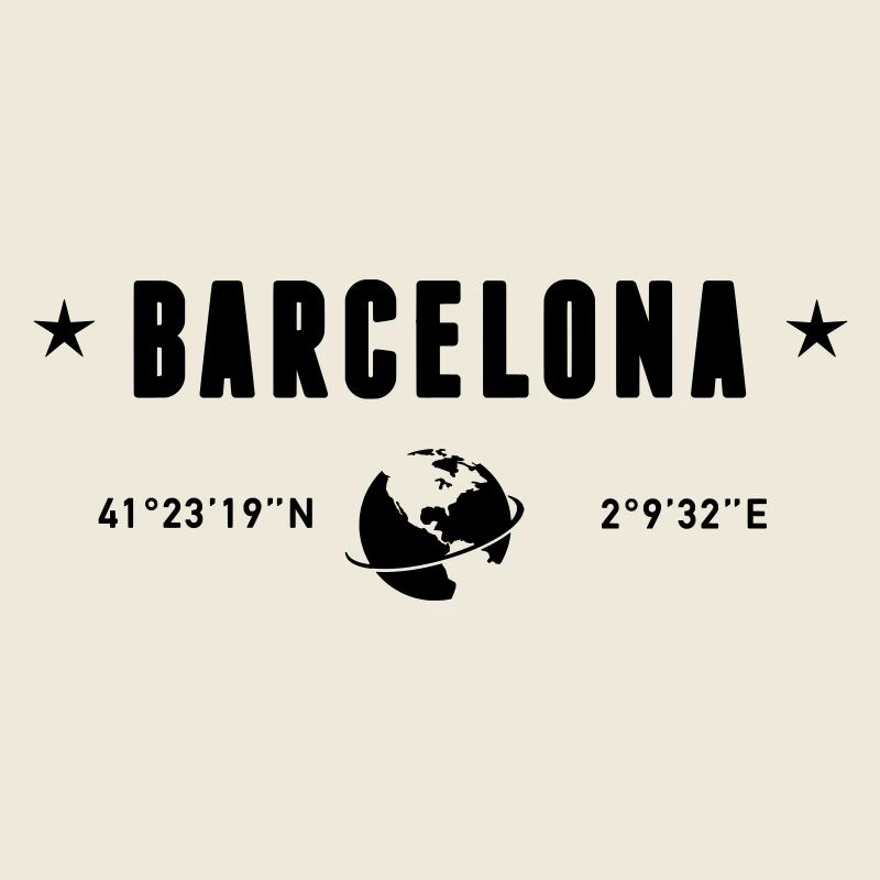 Barcelona Spain Coordinates Planet Earth