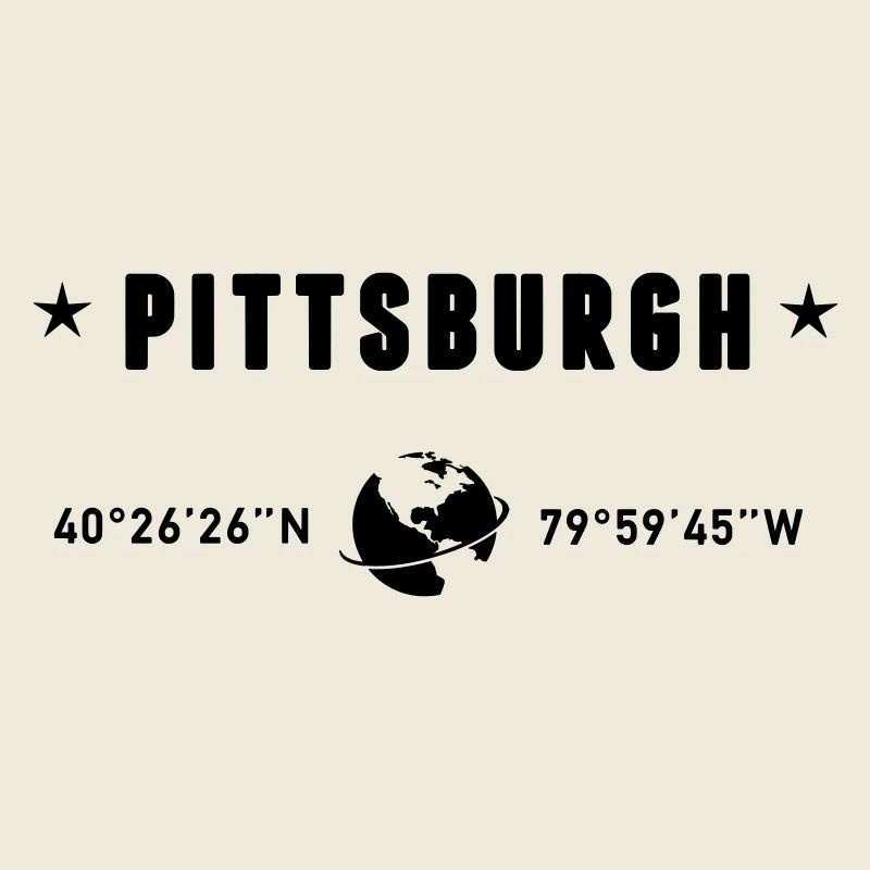 Pittsburgh Pennsylvania Coordinates Gps Globe
