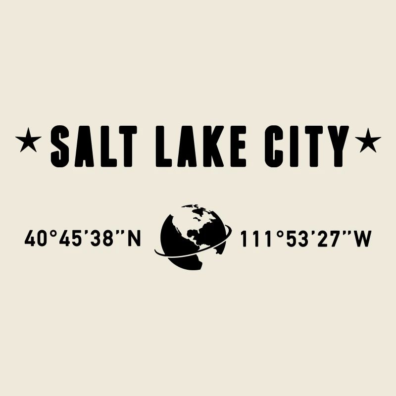 Coordonnées de Salt Lake City, Utah : Globe