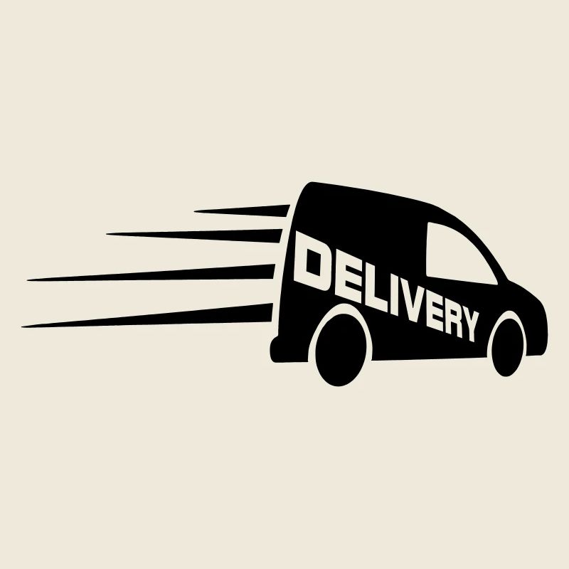 Van logo with text cut out